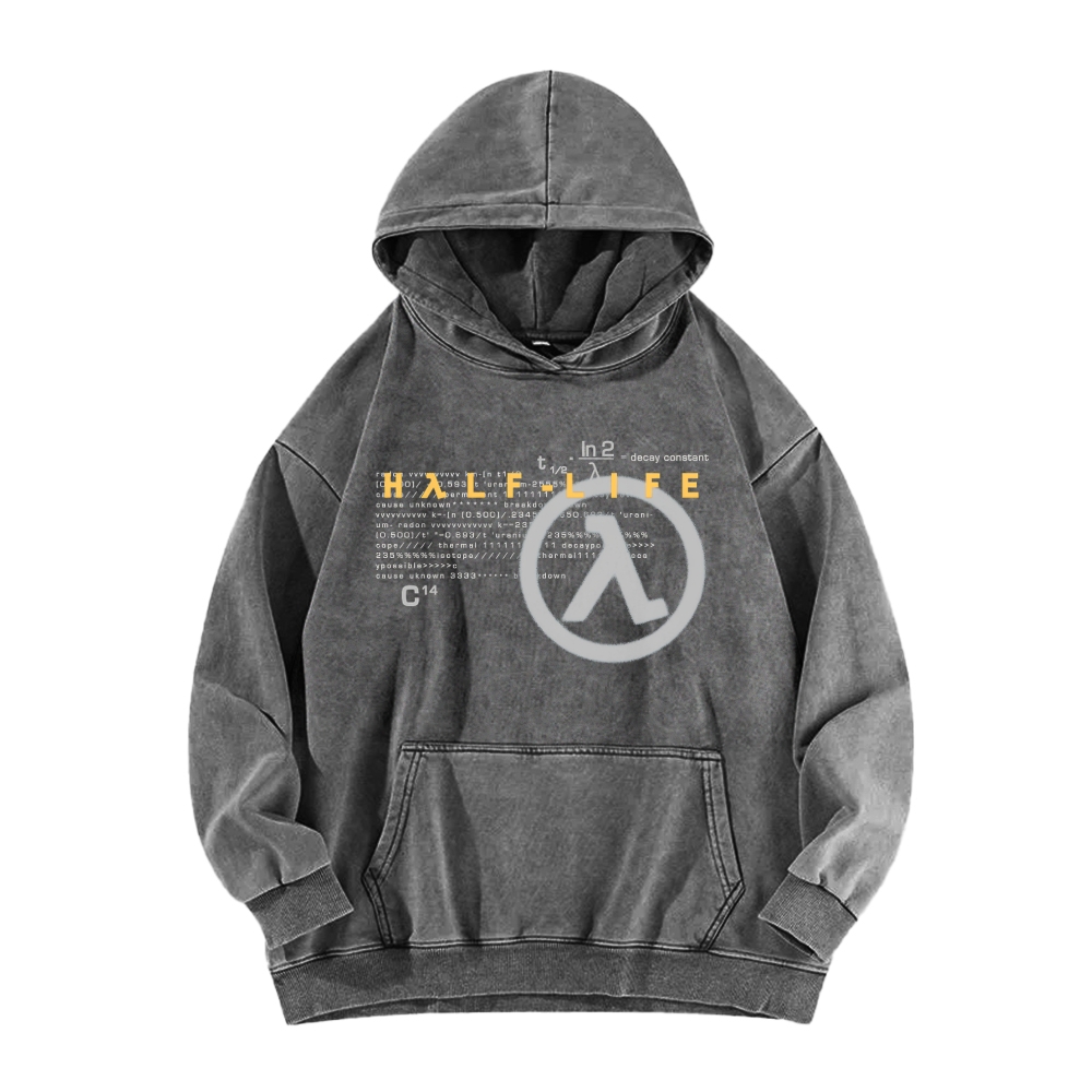 Half Life Unisex washed sweatshirts 2510016747