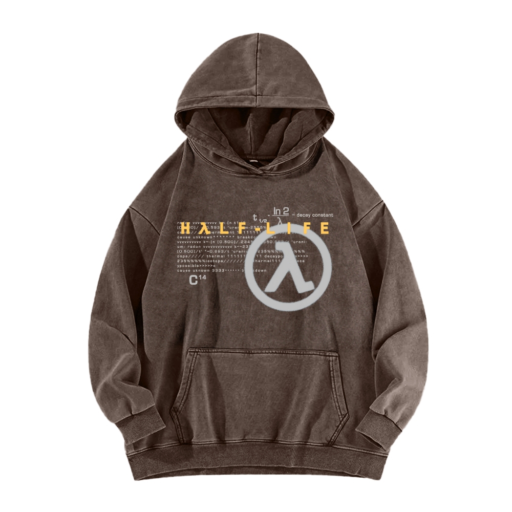 Half Life Unisex washed sweatshirts 2510016747