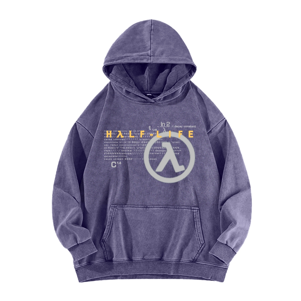 Half Life Unisex washed sweatshirts 2510016747
