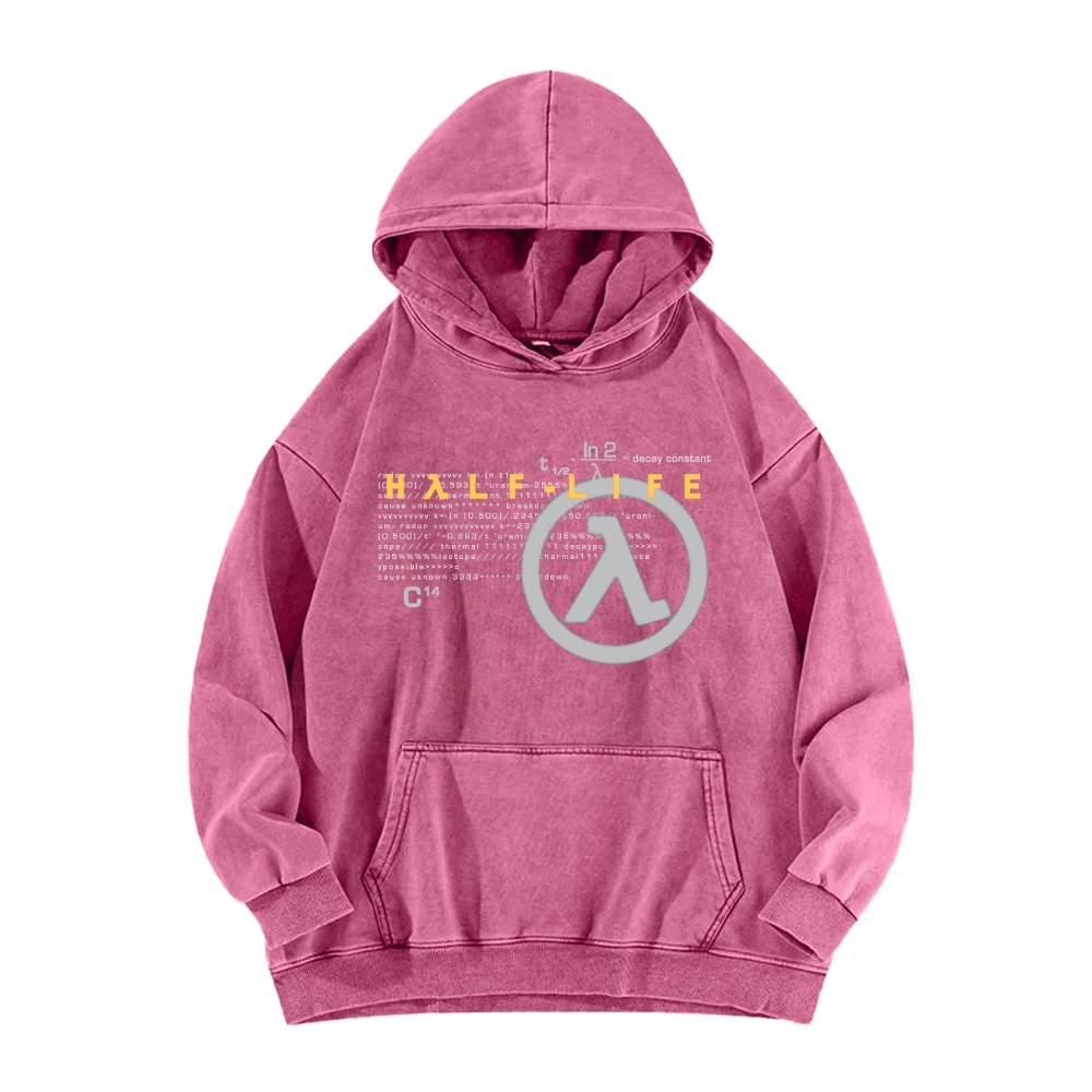 Half Life Unisex washed sweatshirts 2510016747