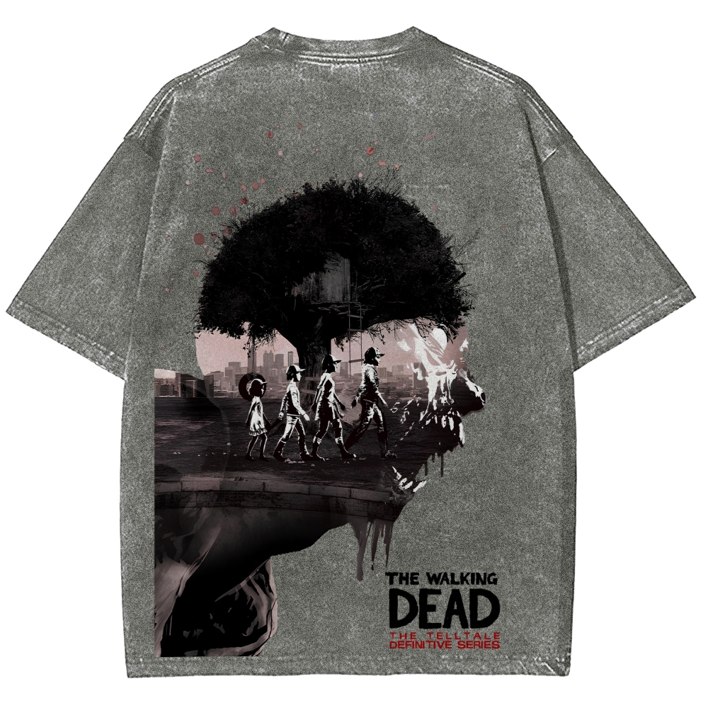 The Walking Dead Unisex Fit Washed T-Shirt 2510017523