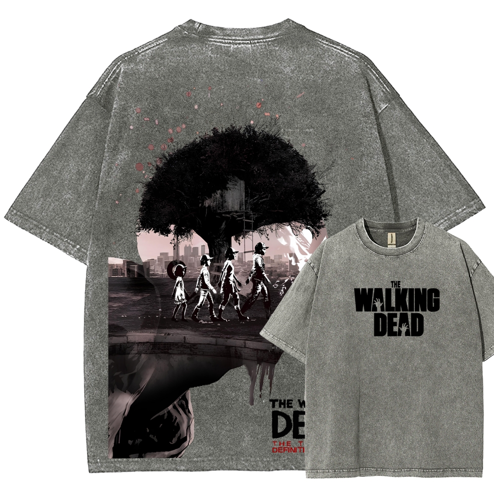The Walking Dead Unisex Fit Washed T-Shirt 2510017523