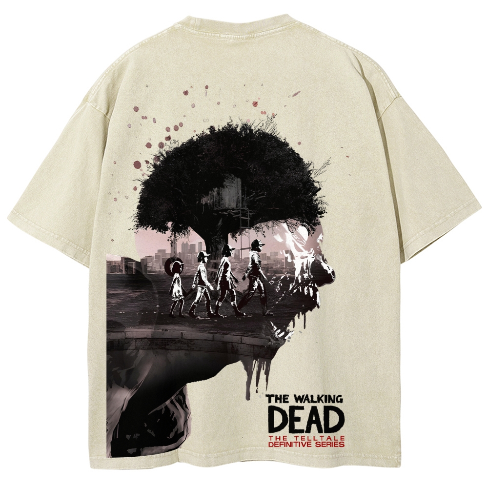 The Walking Dead Unisex Fit Washed T-Shirt 2510017523