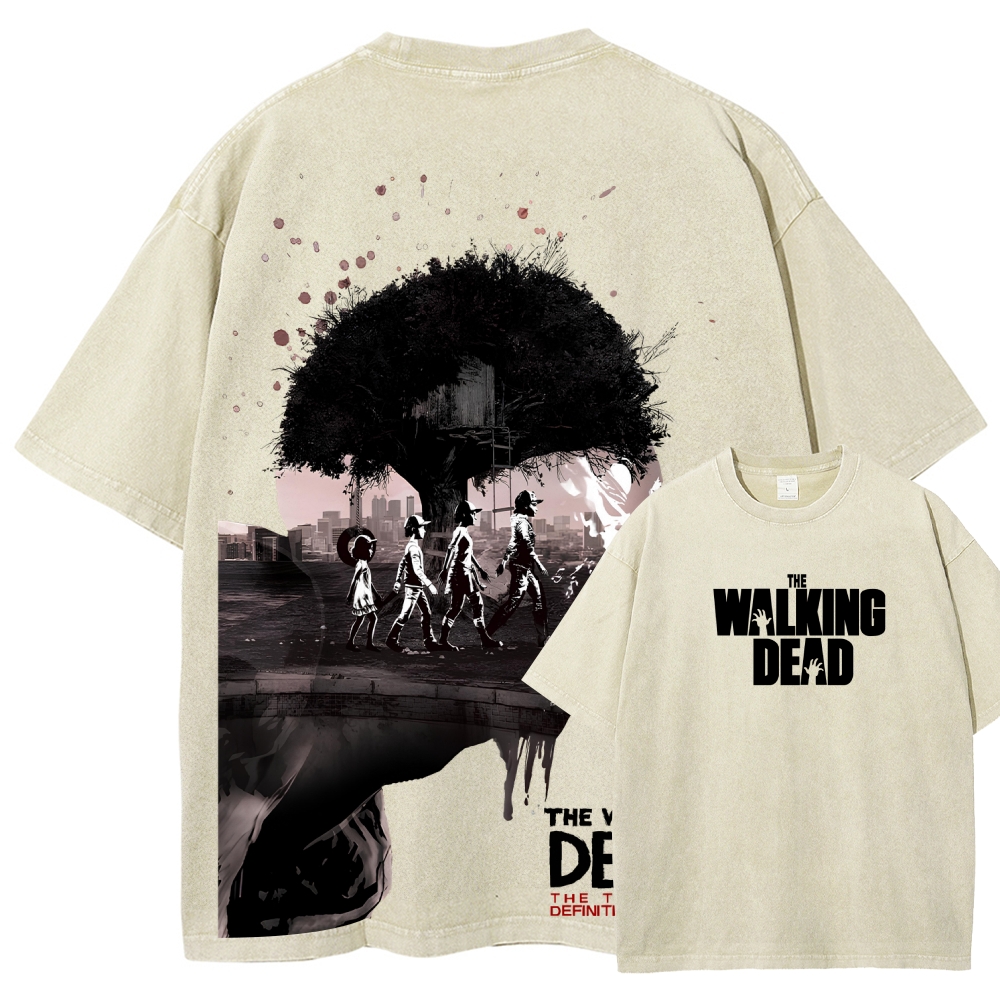 The Walking Dead Unisex Fit Washed T-Shirt 2510017523