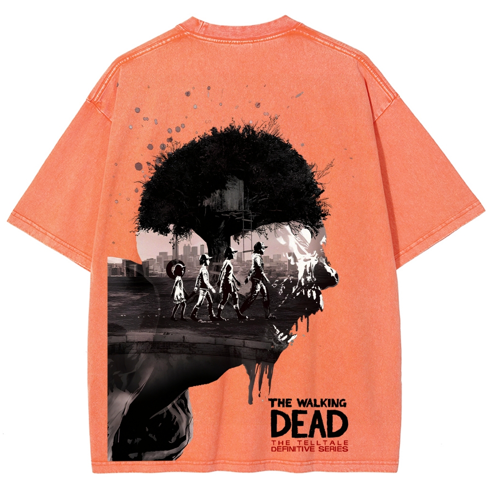 The Walking Dead Unisex Fit Washed T-Shirt 2510017523