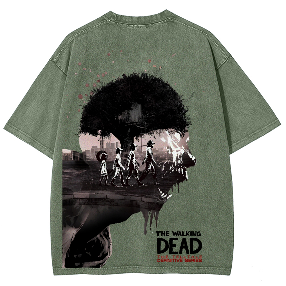 The Walking Dead Unisex Fit Washed T-Shirt 2510017523