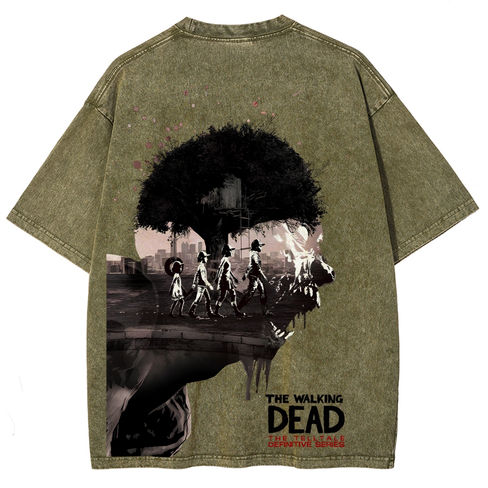 The Walking Dead Unisex Fit Washed T-Shirt 2510017523