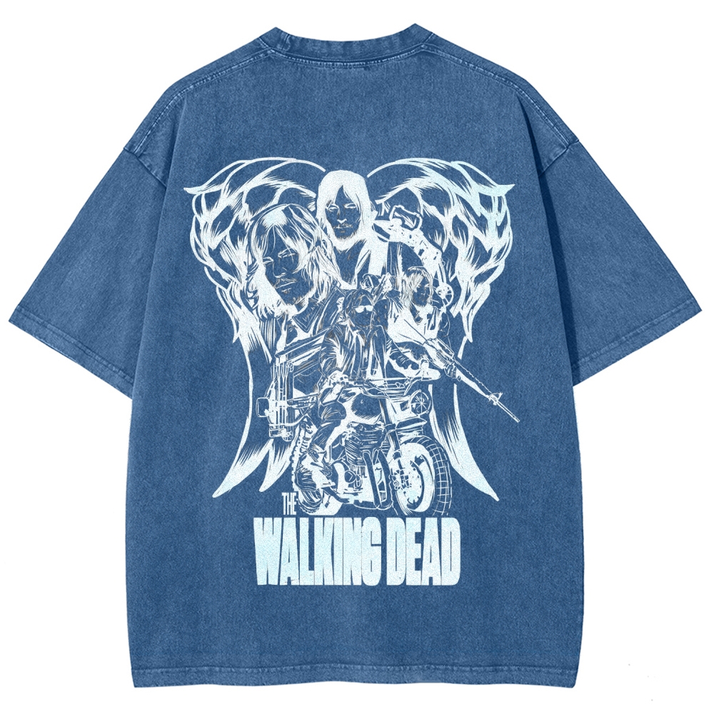 The Walking Dead Daryl Unisex Fit Washed T-Shirt 2510020900
