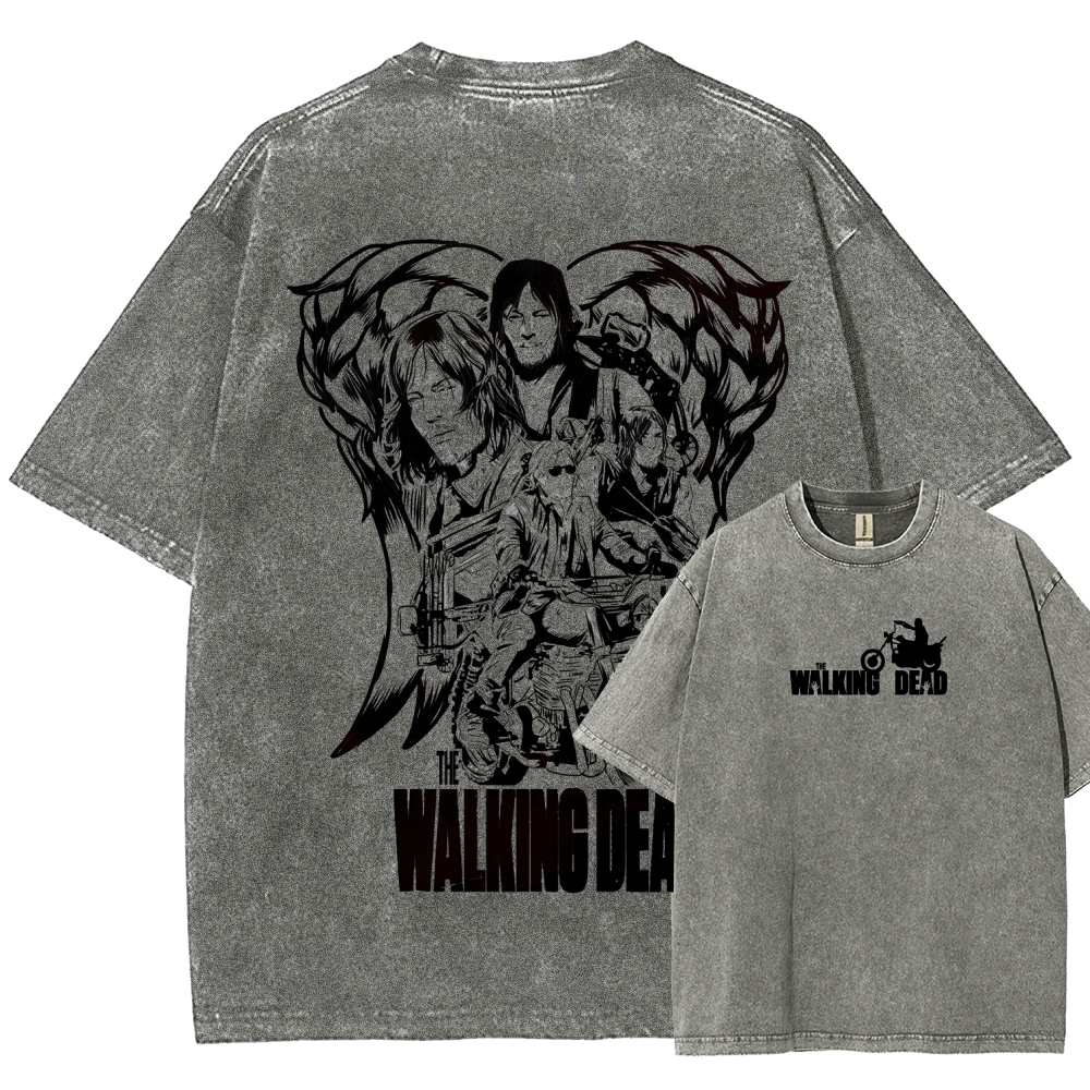 The Walking Dead Daryl Unisex Fit Washed T-Shirt 2510020900