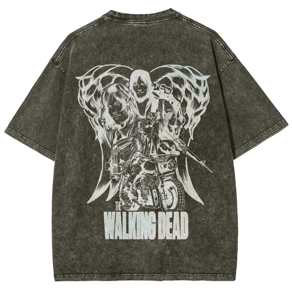 The Walking Dead Daryl Unisex Fit Washed T-Shirt 2510020900