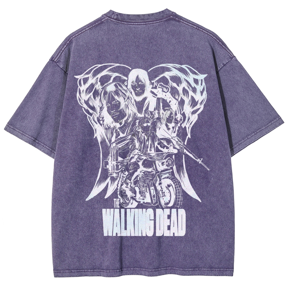 The Walking Dead Daryl Unisex Fit Washed T-Shirt 2510020900
