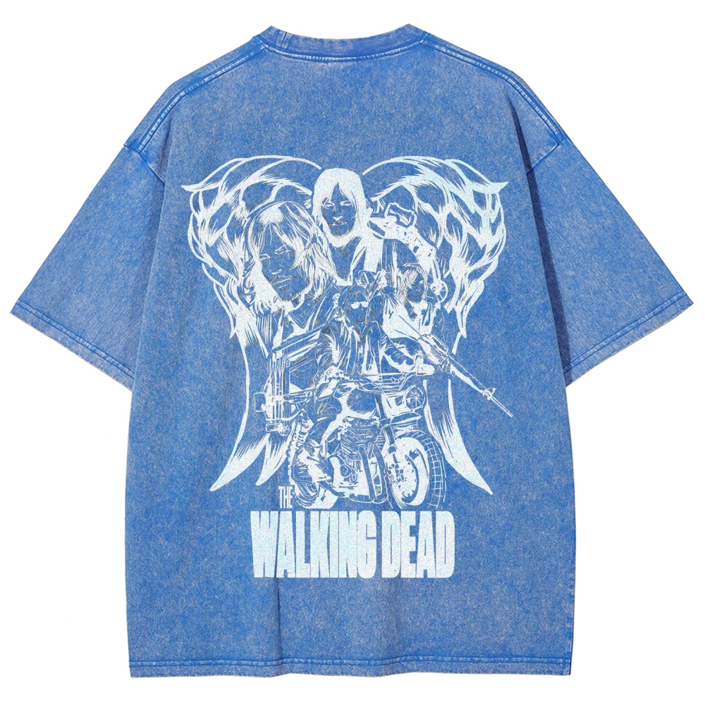 The Walking Dead Daryl Unisex Fit Washed T-Shirt 2510020900