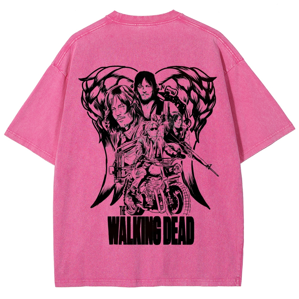 The Walking Dead Daryl Unisex Fit Washed T-Shirt 2510020900