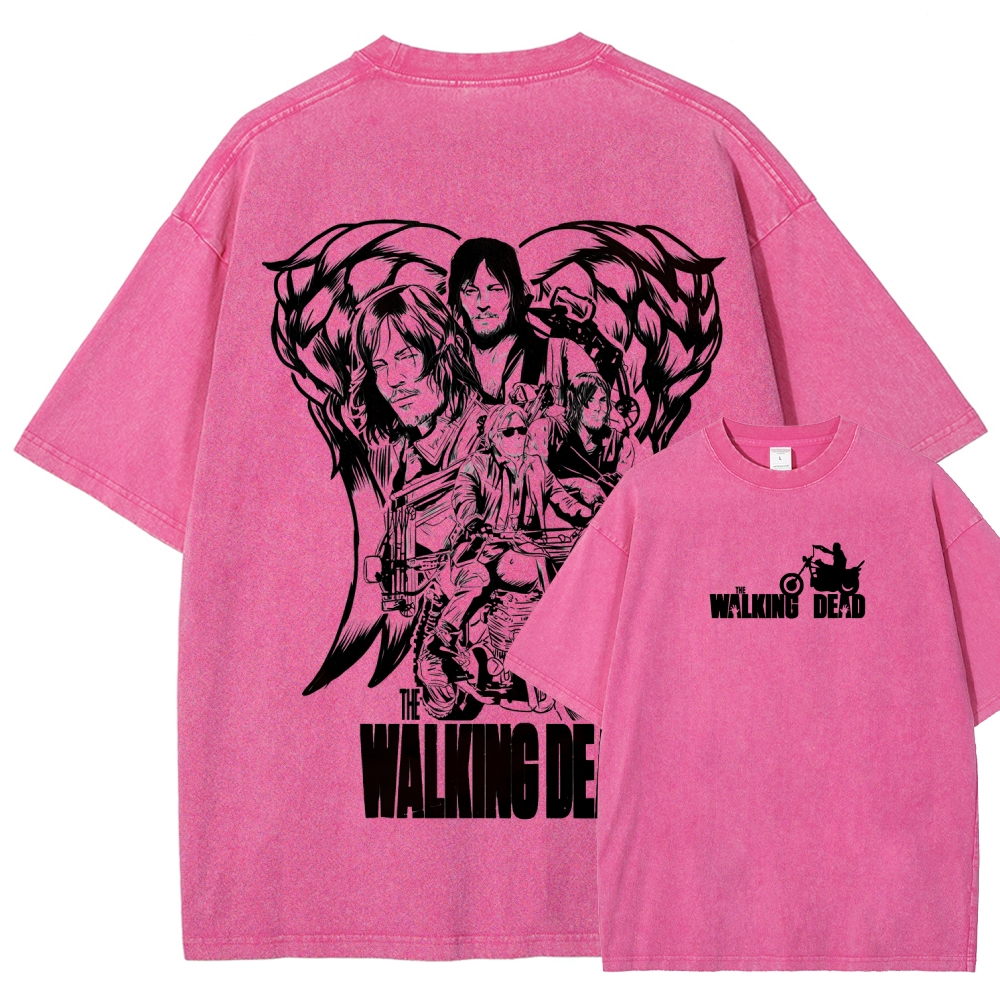 The Walking Dead Daryl Unisex Fit Washed T-Shirt 2510020900