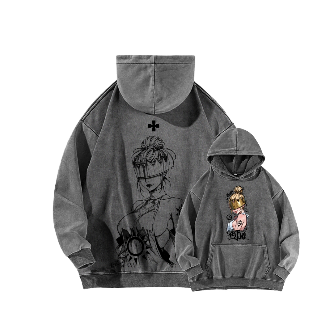 Fire Force Unisex washed sweatshirts 2511000741