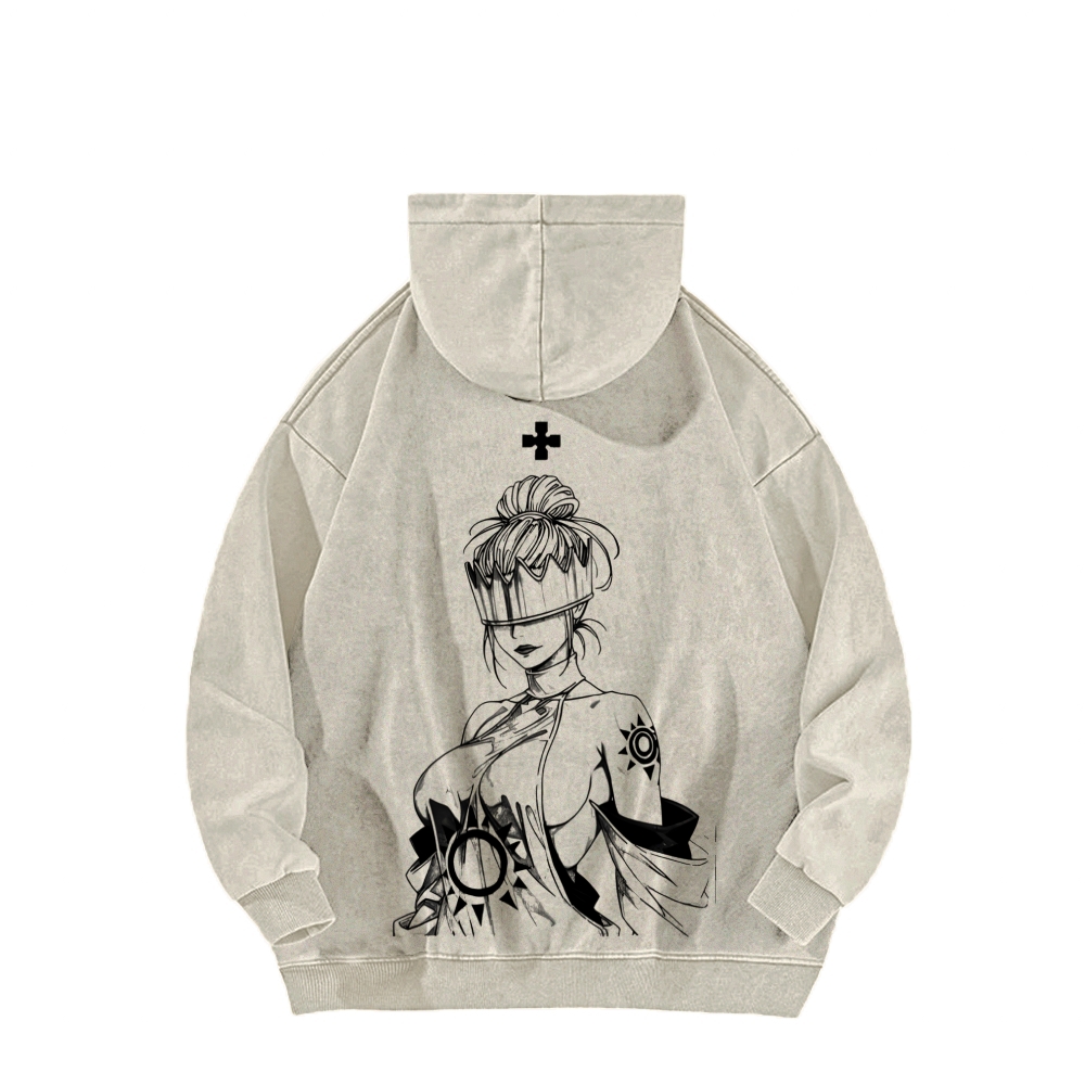 Fire Force Unisex washed sweatshirts 2511000741