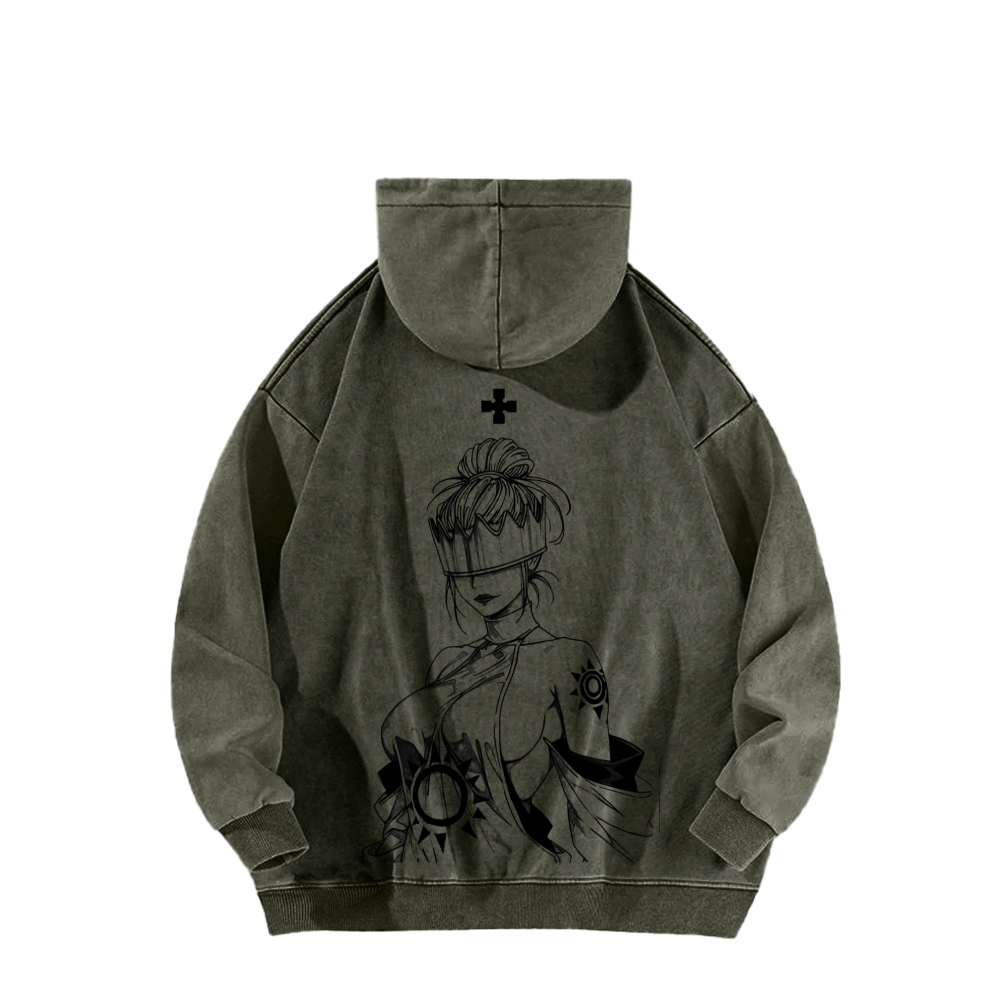 Fire Force Unisex washed sweatshirts 2511000741