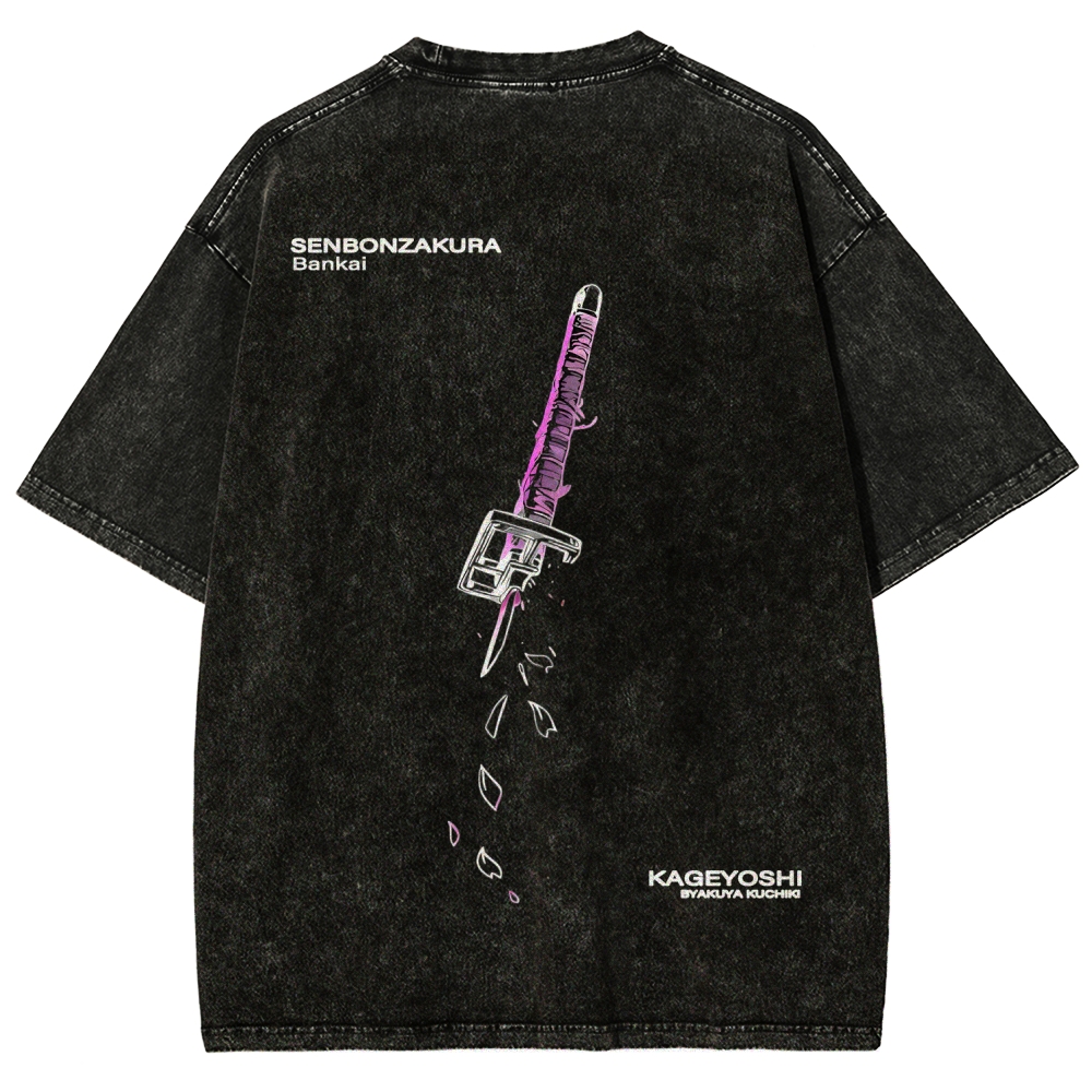 Bleach Unisex Fit Washed T-Shirt 2511000761