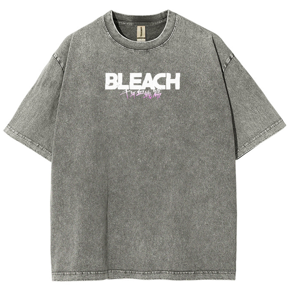 Bleach Unisex Fit Washed T-Shirt 2511000761