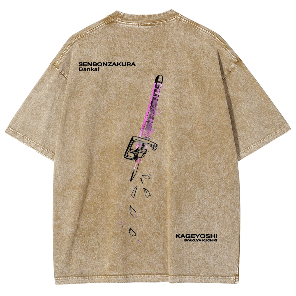 Bleach Unisex Fit Washed T-Shirt 2511000761