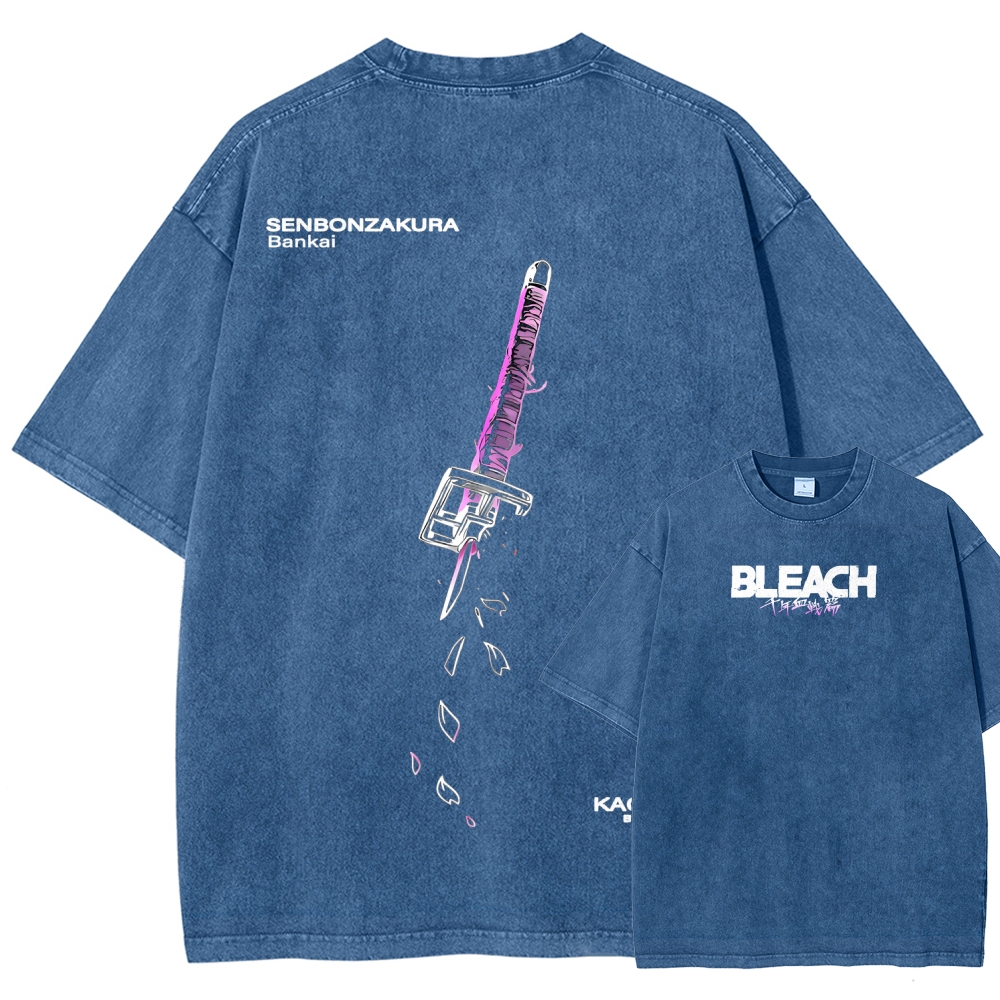 Bleach Unisex Fit Washed T-Shirt 2511000761