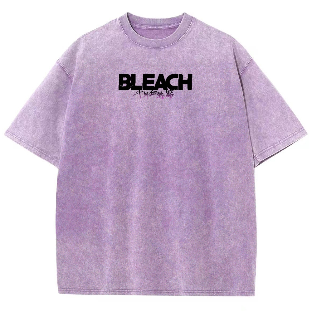 Bleach Unisex Fit Washed T-Shirt 2511000761