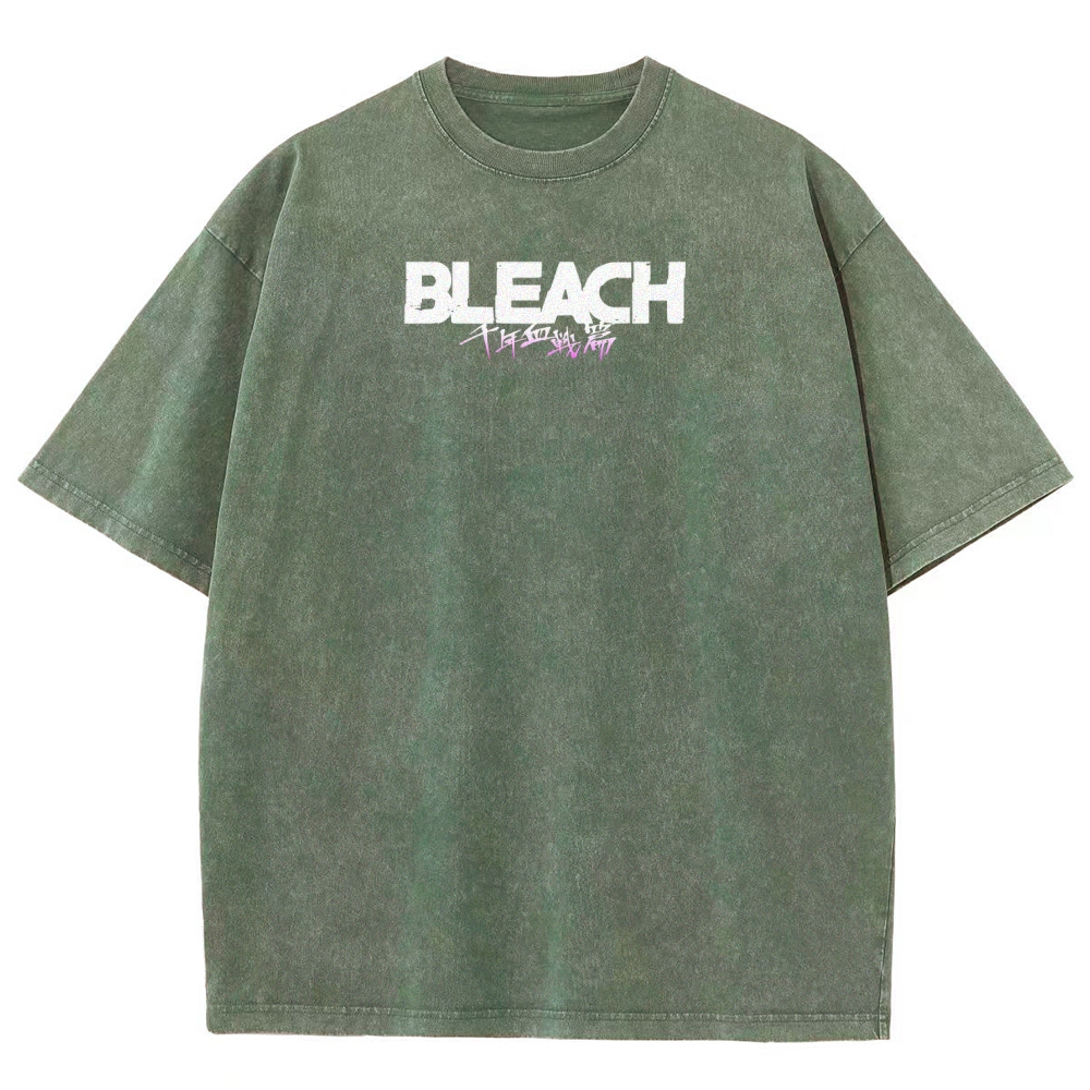 Bleach Unisex Fit Washed T-Shirt 2511000761