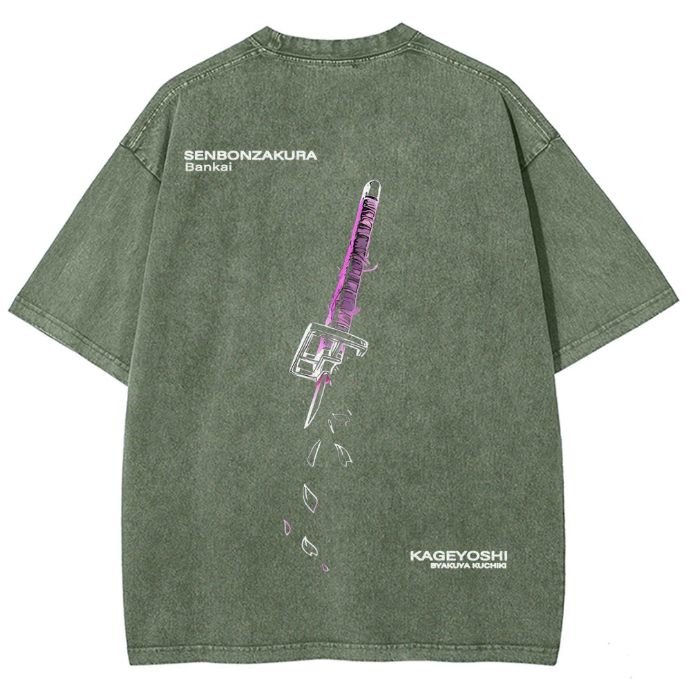 Bleach Unisex Fit Washed T-Shirt 2511000761