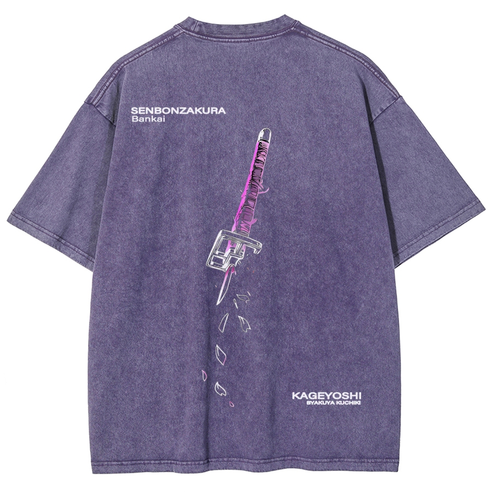 Bleach Unisex Fit Washed T-Shirt 2511000761