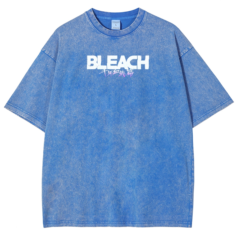 Bleach Unisex Fit Washed T-Shirt 2511000761