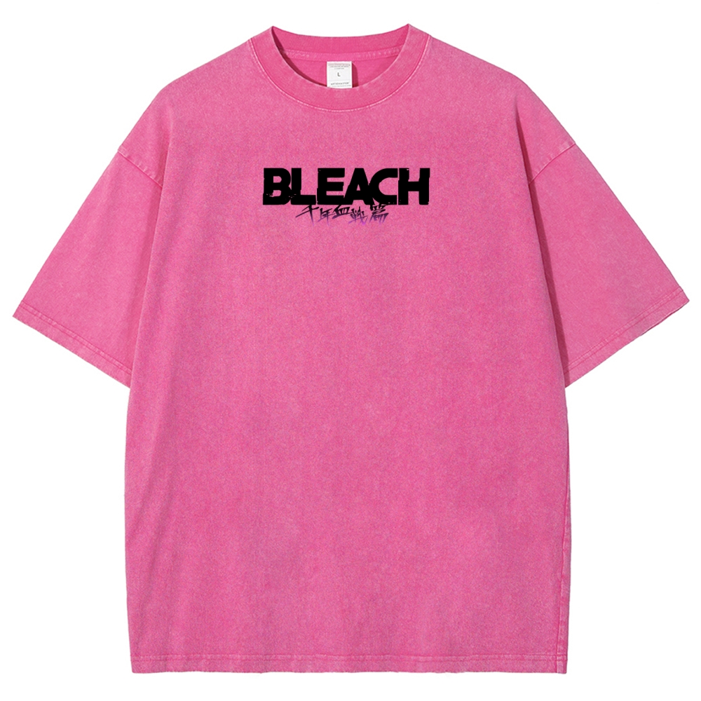 Bleach Unisex Fit Washed T-Shirt 2511000761