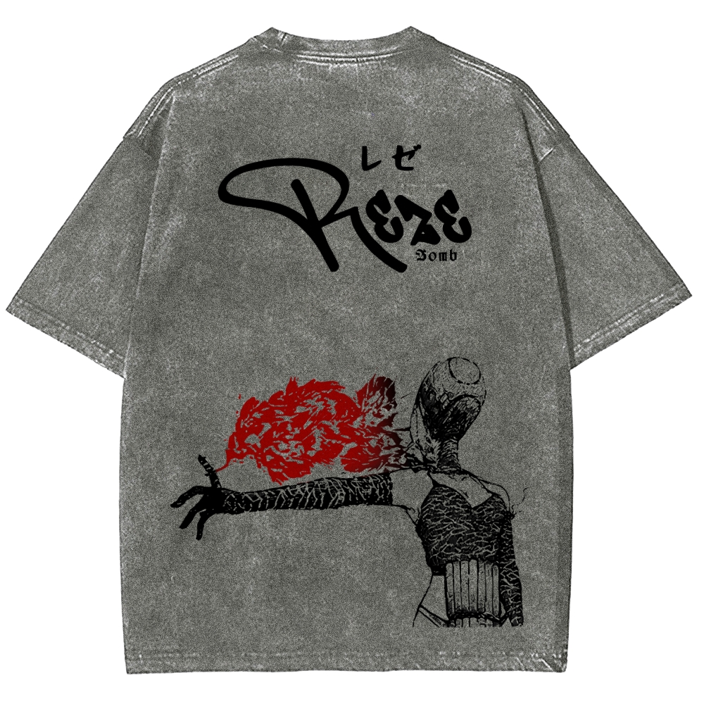 Chainsaw Man Unisex Fit Washed T-Shirt 2511004277