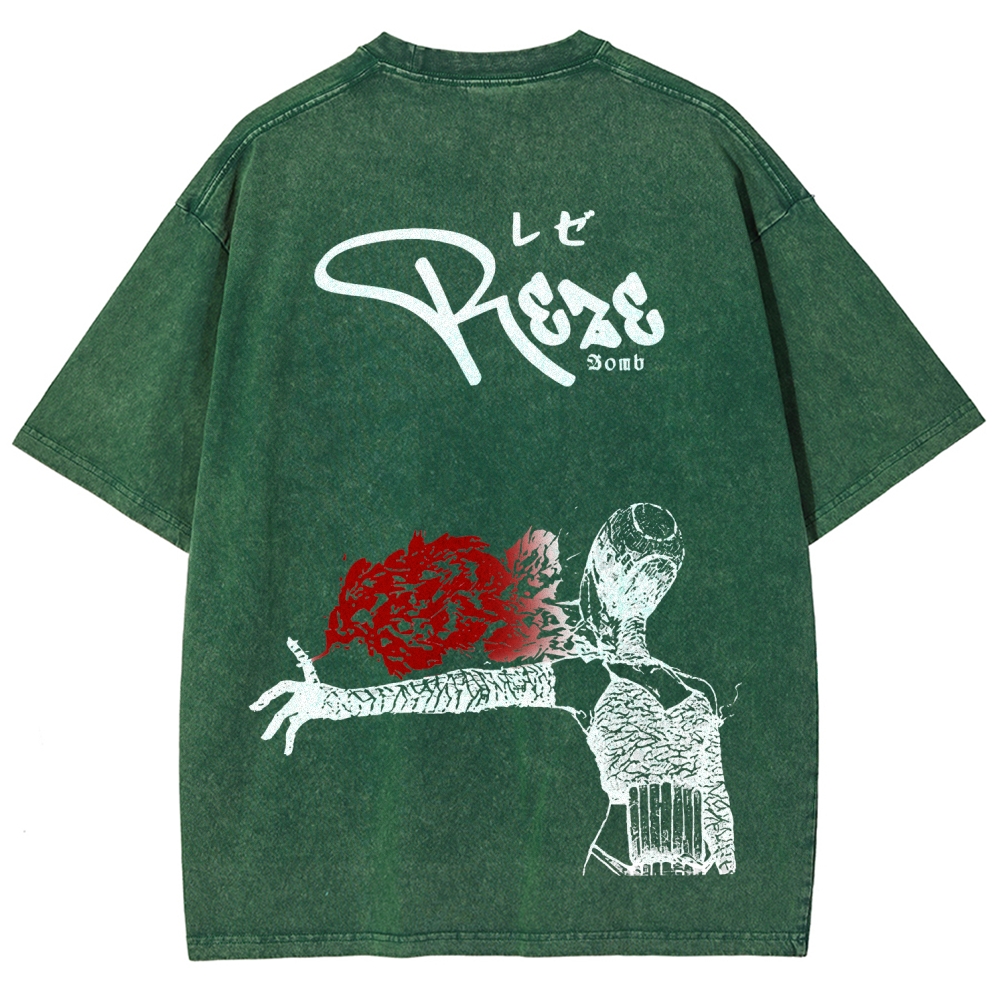 Chainsaw Man Unisex Fit Washed T-Shirt 2511004277