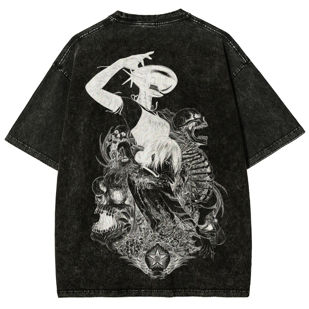 Chainsaw Man Unisex Fit Washed T-Shirt 2511004403