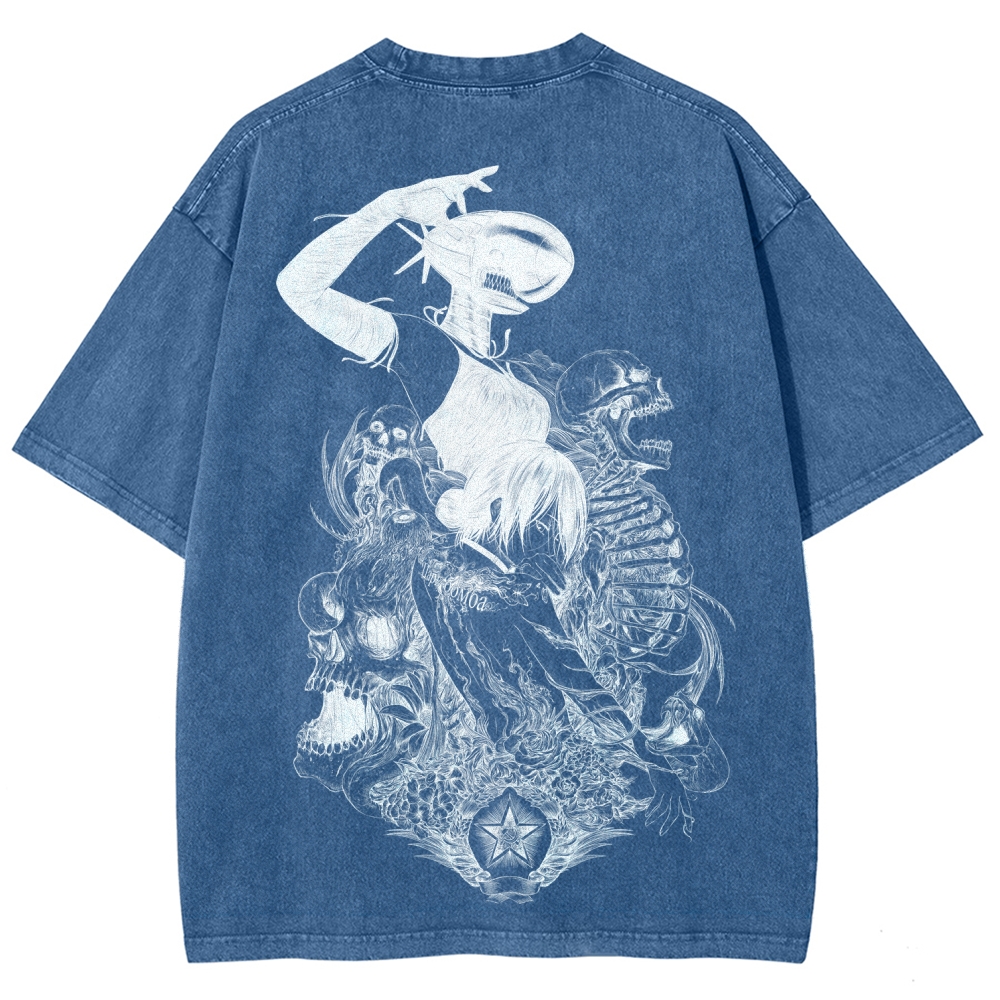 Chainsaw Man Unisex Fit Washed T-Shirt 2511004403