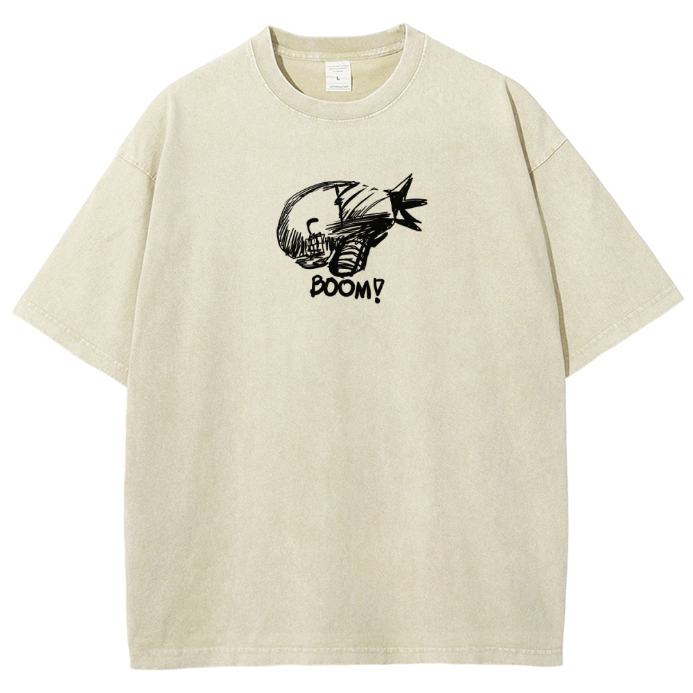 Chainsaw Man Unisex Fit Washed T-Shirt 2511004403