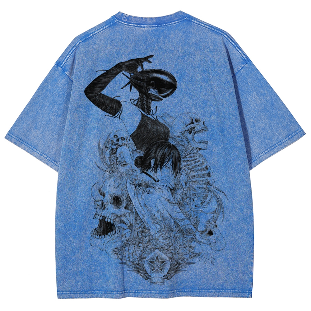 Chainsaw Man Unisex Fit Washed T-Shirt 2511004403