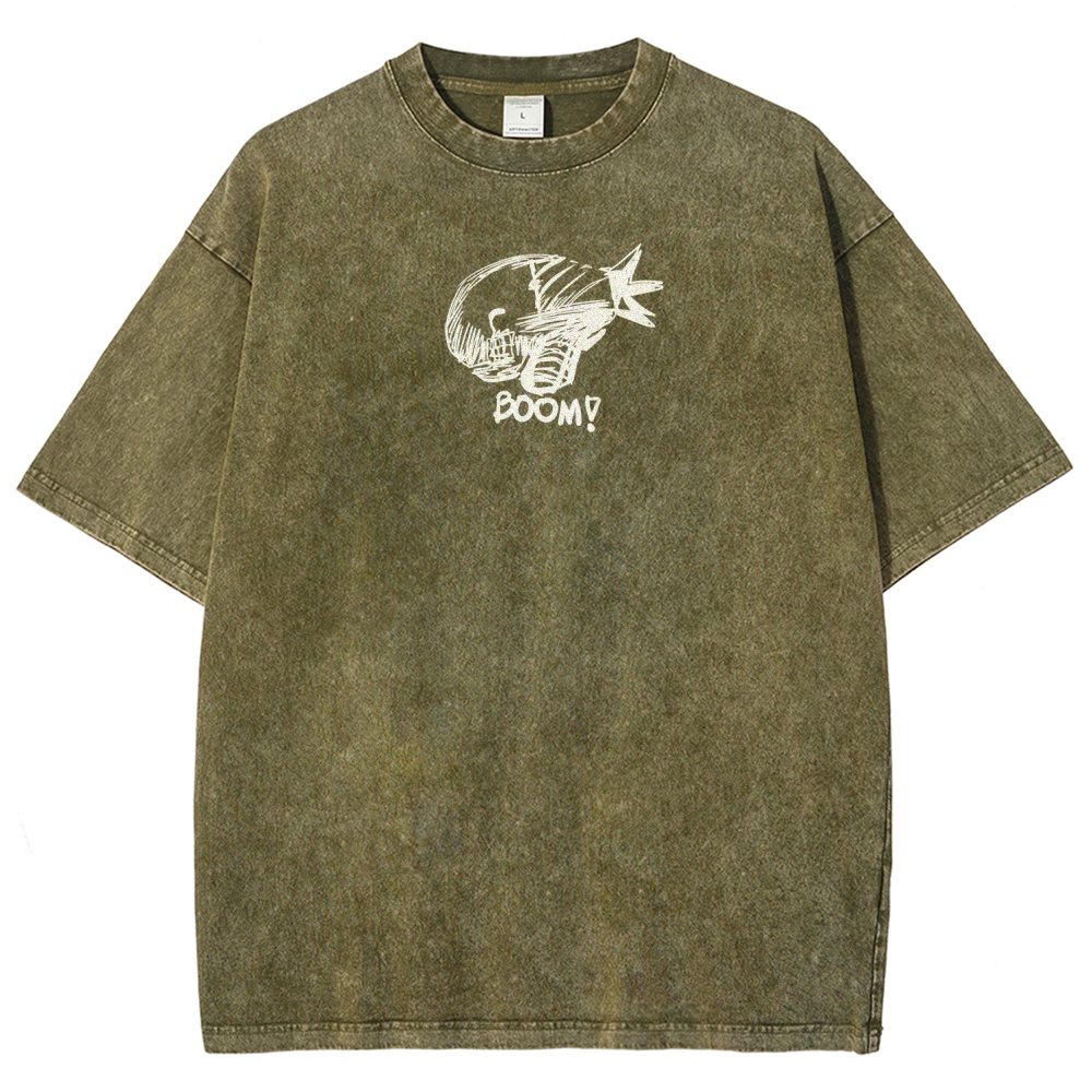 Chainsaw Man Unisex Fit Washed T-Shirt 2511004403