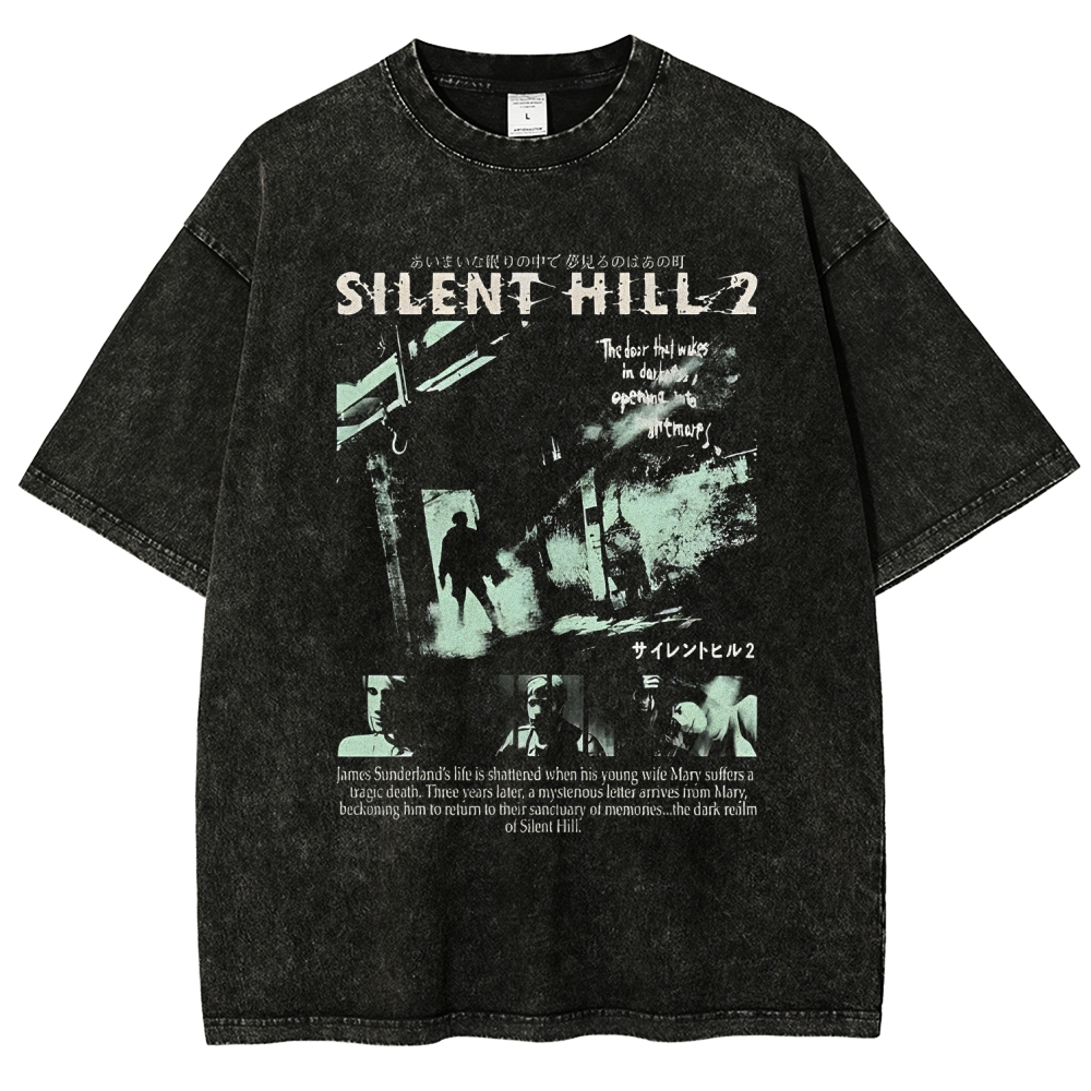 Silent Hill Unisex Fit Washed T-Shirt 2511005772