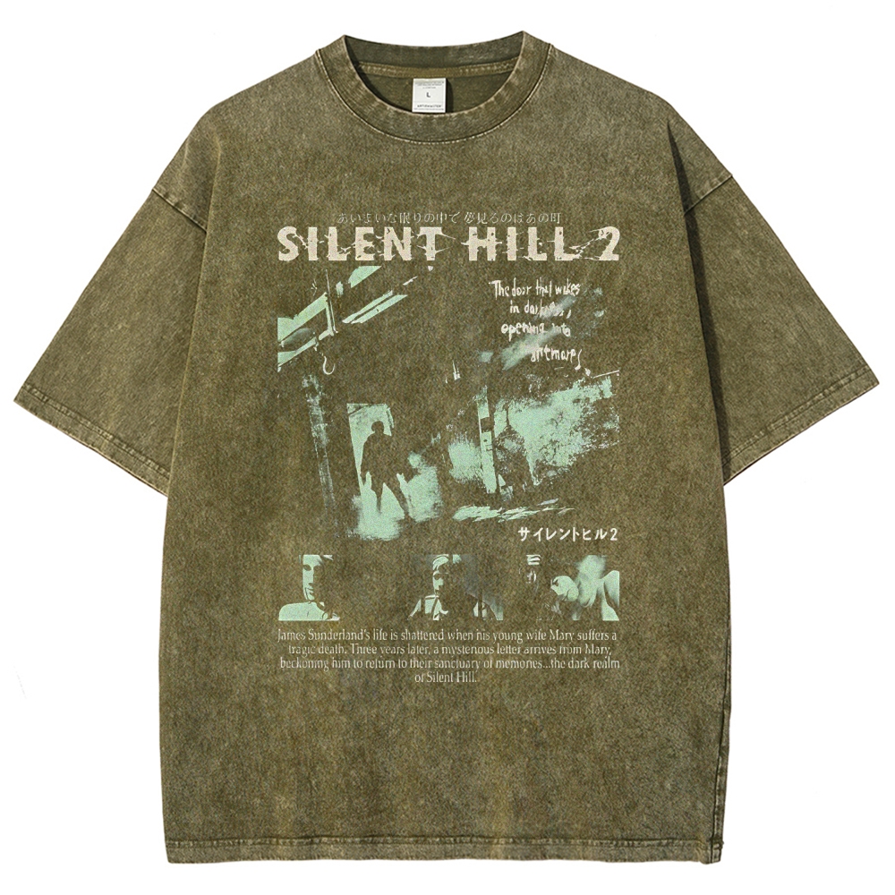 Silent Hill Unisex Fit Washed T-Shirt 2511005772