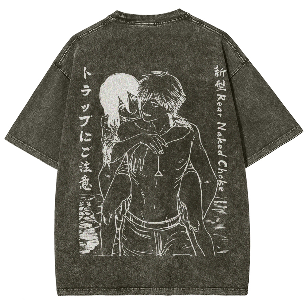 Chainsaw Man Unisex Fit Washed T-Shirt 2511007189