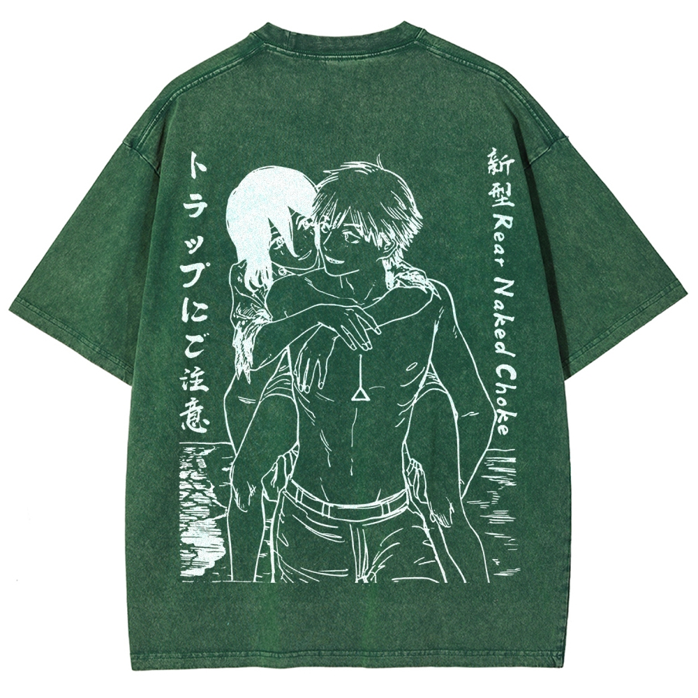 Chainsaw Man Unisex Fit Washed T-Shirt 2511007189