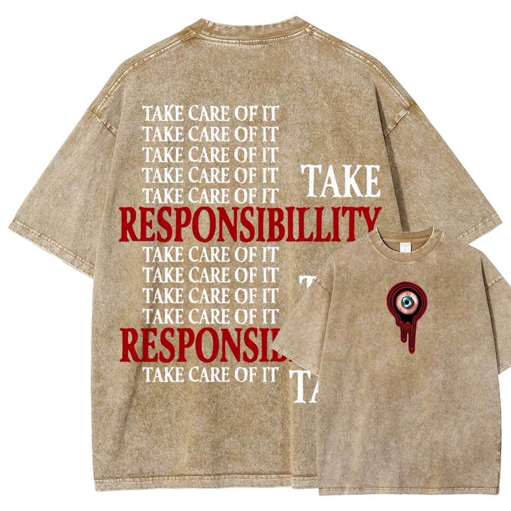 Unisex Fit Washed T-Shirt 2511009757