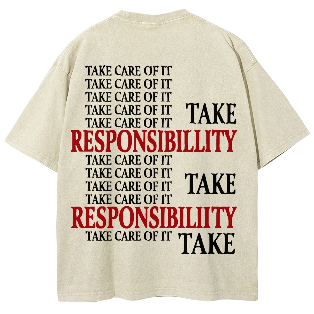 Unisex Fit Washed T-Shirt 2511009757