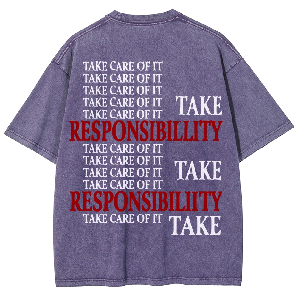 Unisex Fit Washed T-Shirt 2511009757