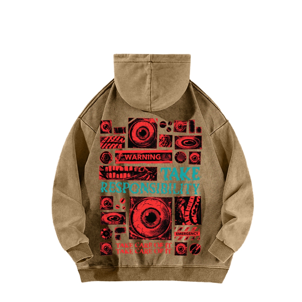 Mouthwashing Unisex washed sweatshirts 2511010744