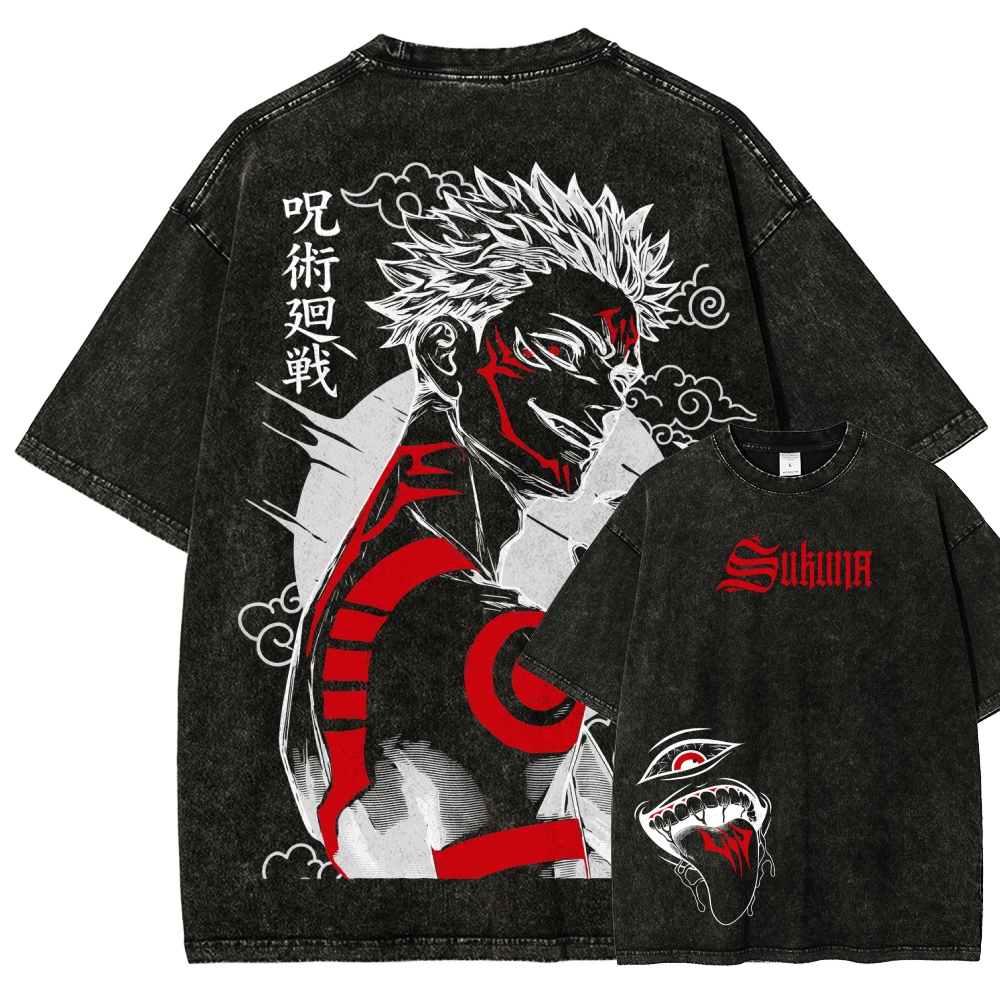 Jujutsu Kaisen Unisex Fit Washed T-Shirt 2511013610