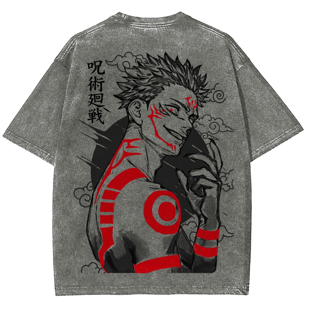 Jujutsu Kaisen Unisex Fit Washed T-Shirt 2511013610