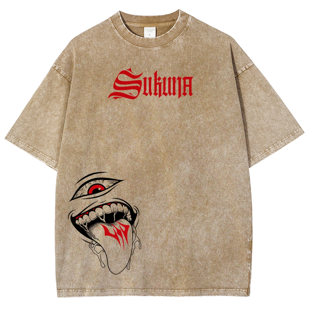 Jujutsu Kaisen Unisex Fit Washed T-Shirt 2511013610