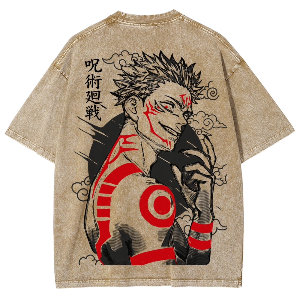 Jujutsu Kaisen Unisex Fit Washed T-Shirt 2511013610